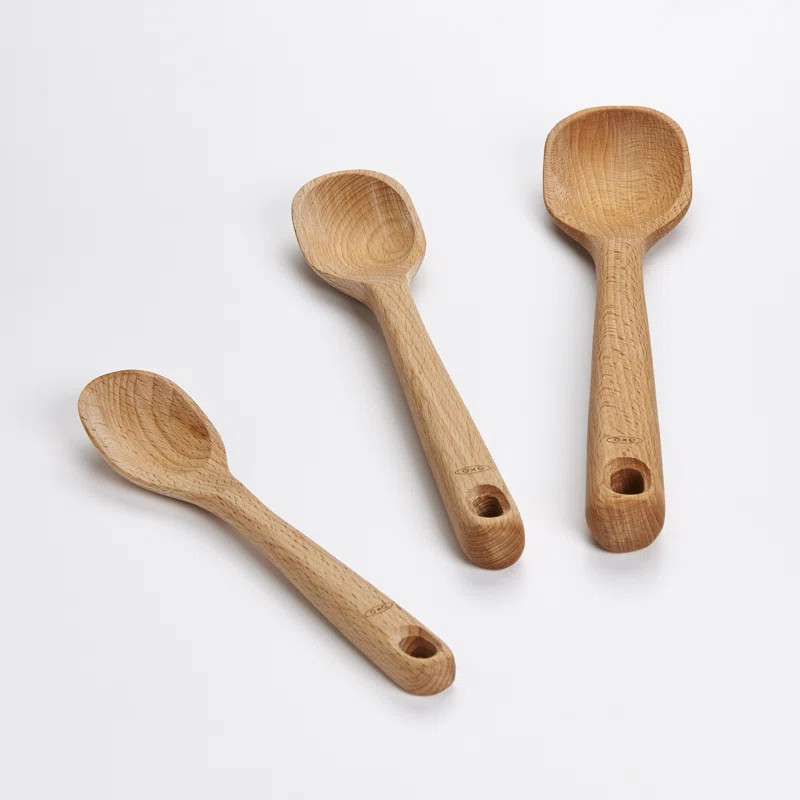 OXO Good Grips 3 Piece Wooden Spoon Set | Wayfair Professional