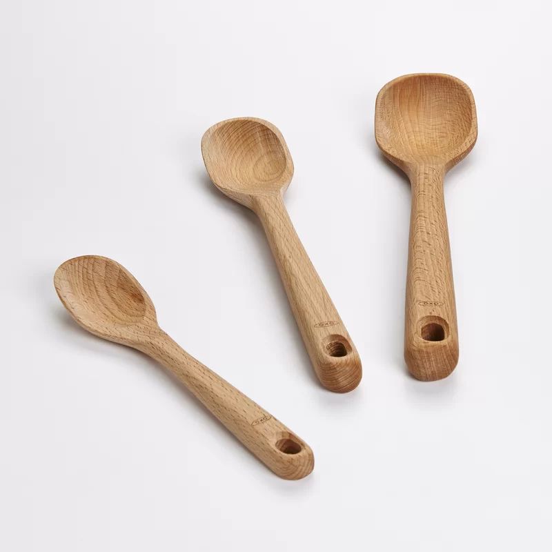 OXO Good Grips 3 Piece Wooden Spoon Set | Wayfair Professional