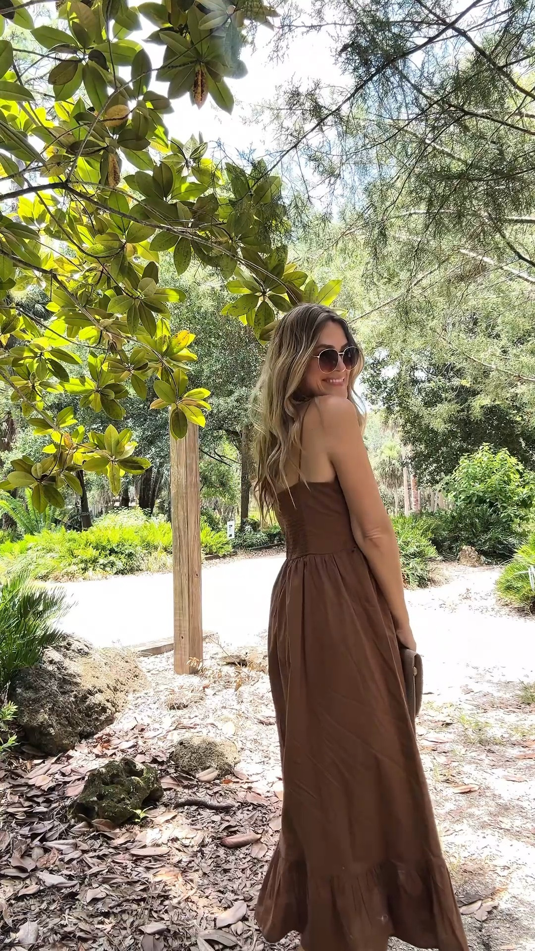 Price drop on this beautiful cami midi brown dress! Such a pretty summer outfit idea for date night, beach vacation or brunch!

#LTKootd #LTKOver40 #LTKSaleAlert