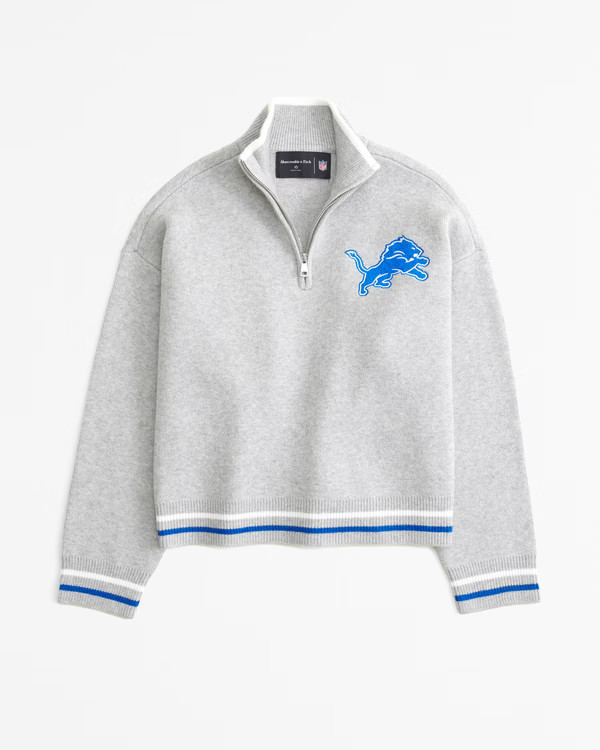 Detroit Lions LuxeLoft Half-Zip | Abercrombie & Fitch (US)