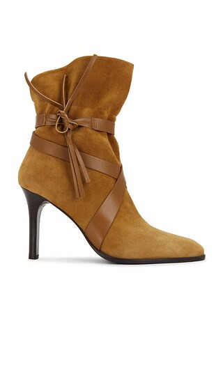 Atiny Wrap Boot in Cognac | Revolve Clothing (Global)