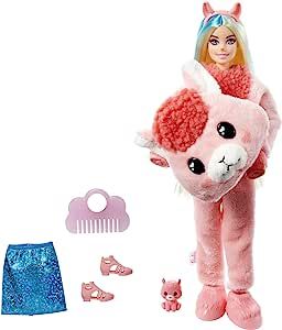 Barbie Cutie Reveal Fantasy Series Doll with Llama -Plush Costume & 10 Surprises Including Mini P... | Amazon (US)