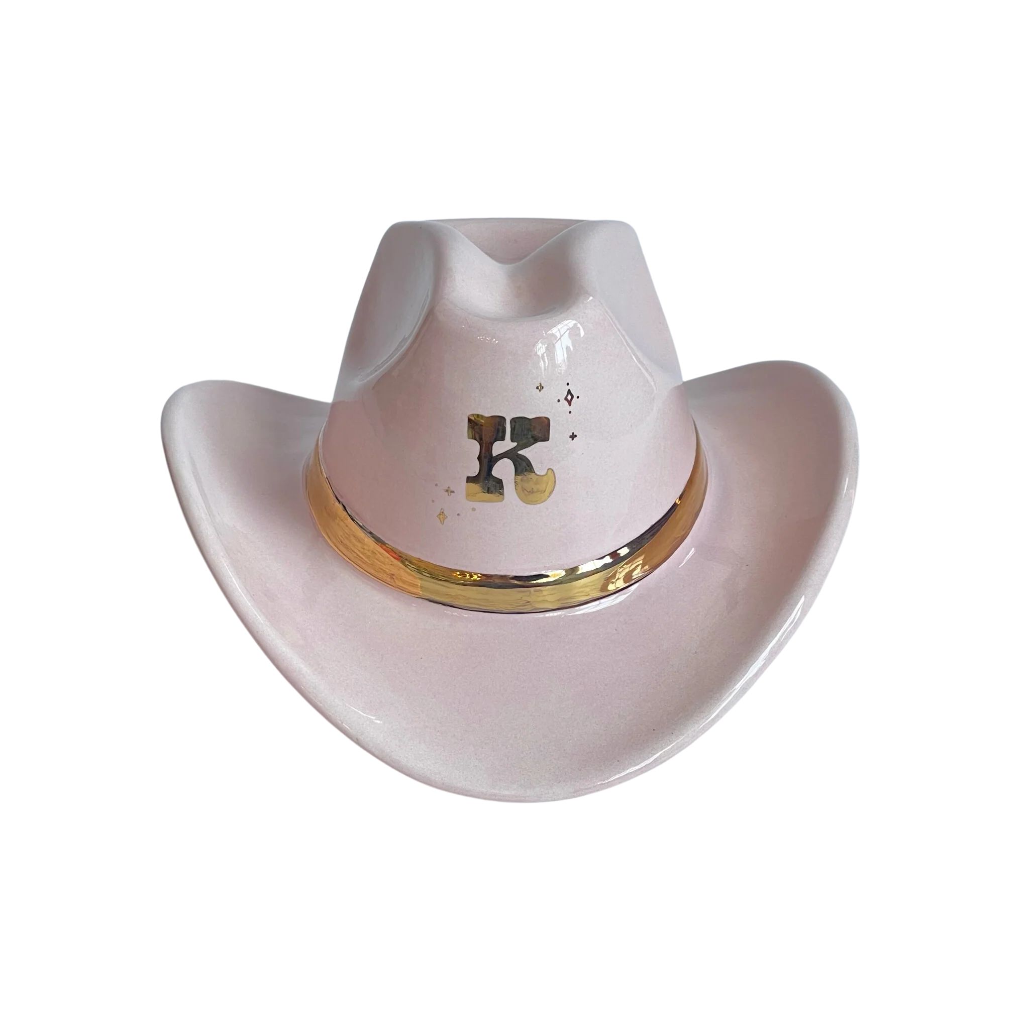 Sparkle Confetti Monogrammed Cowboy Hat | Ruby Clay Company