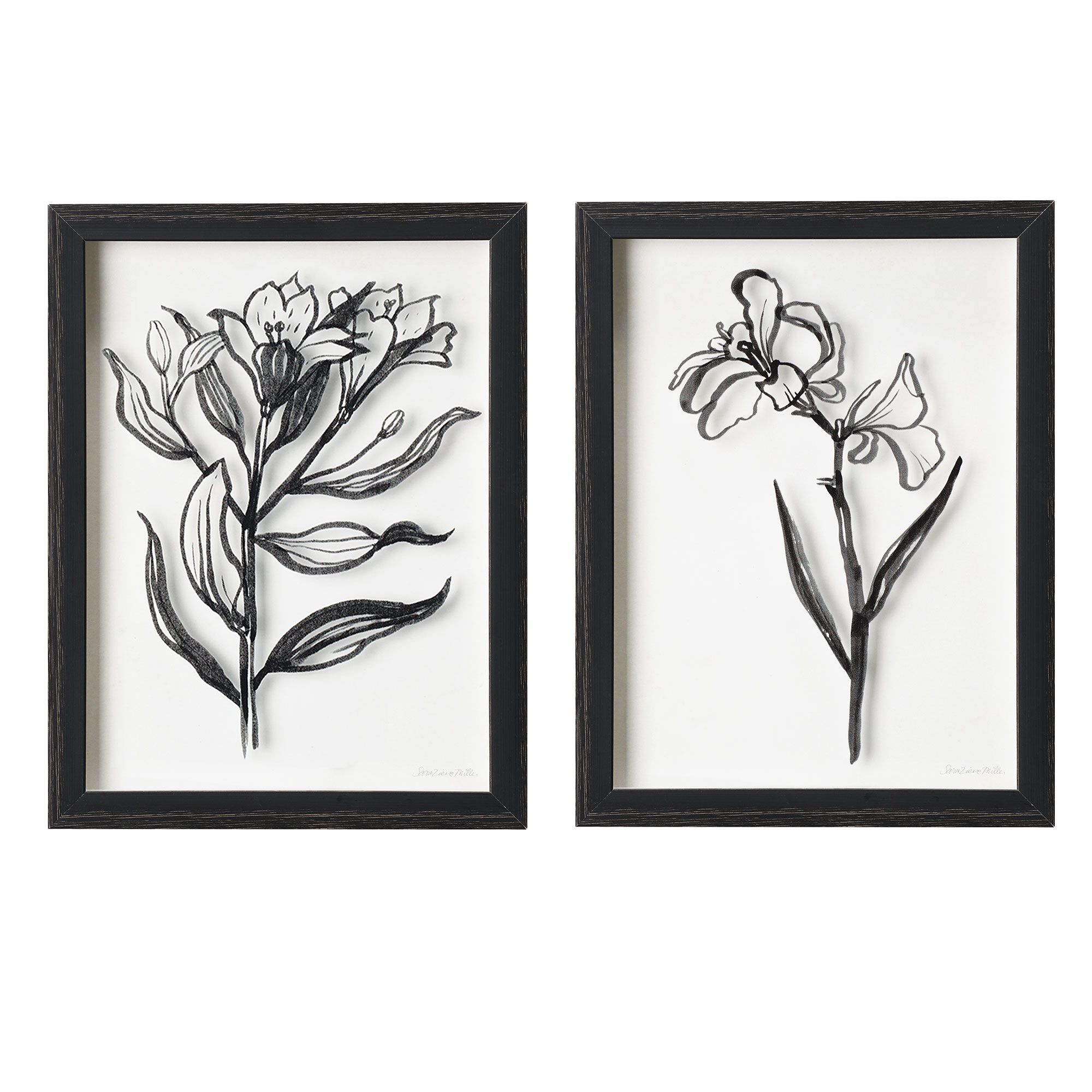 2PC Flrl Sketch Art | Walmart (US)