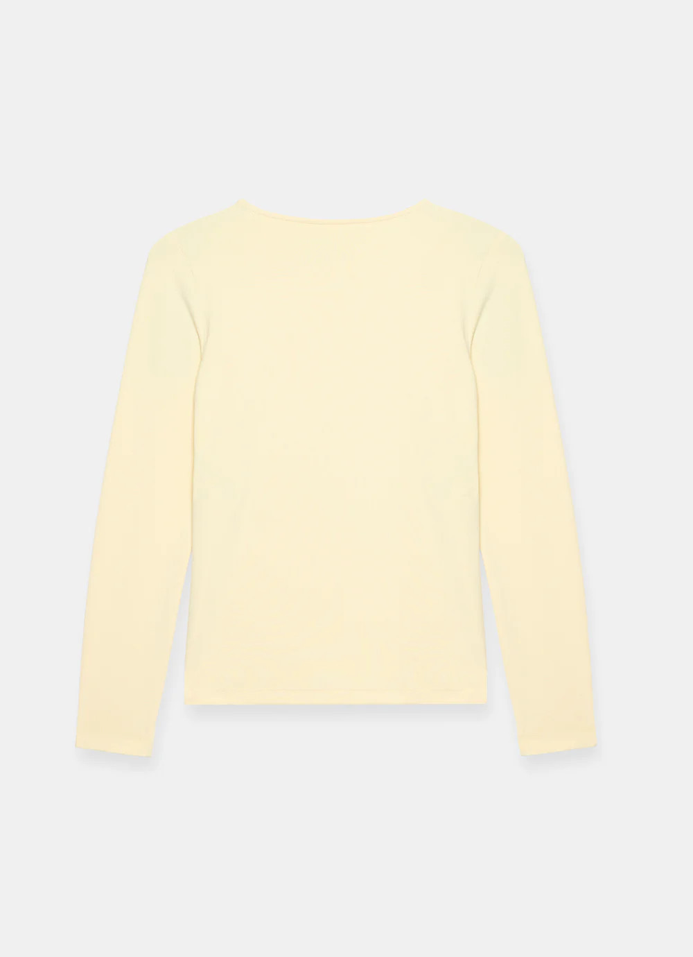 Butter Yellow Layering Crew Neck Top | Mint Velvet