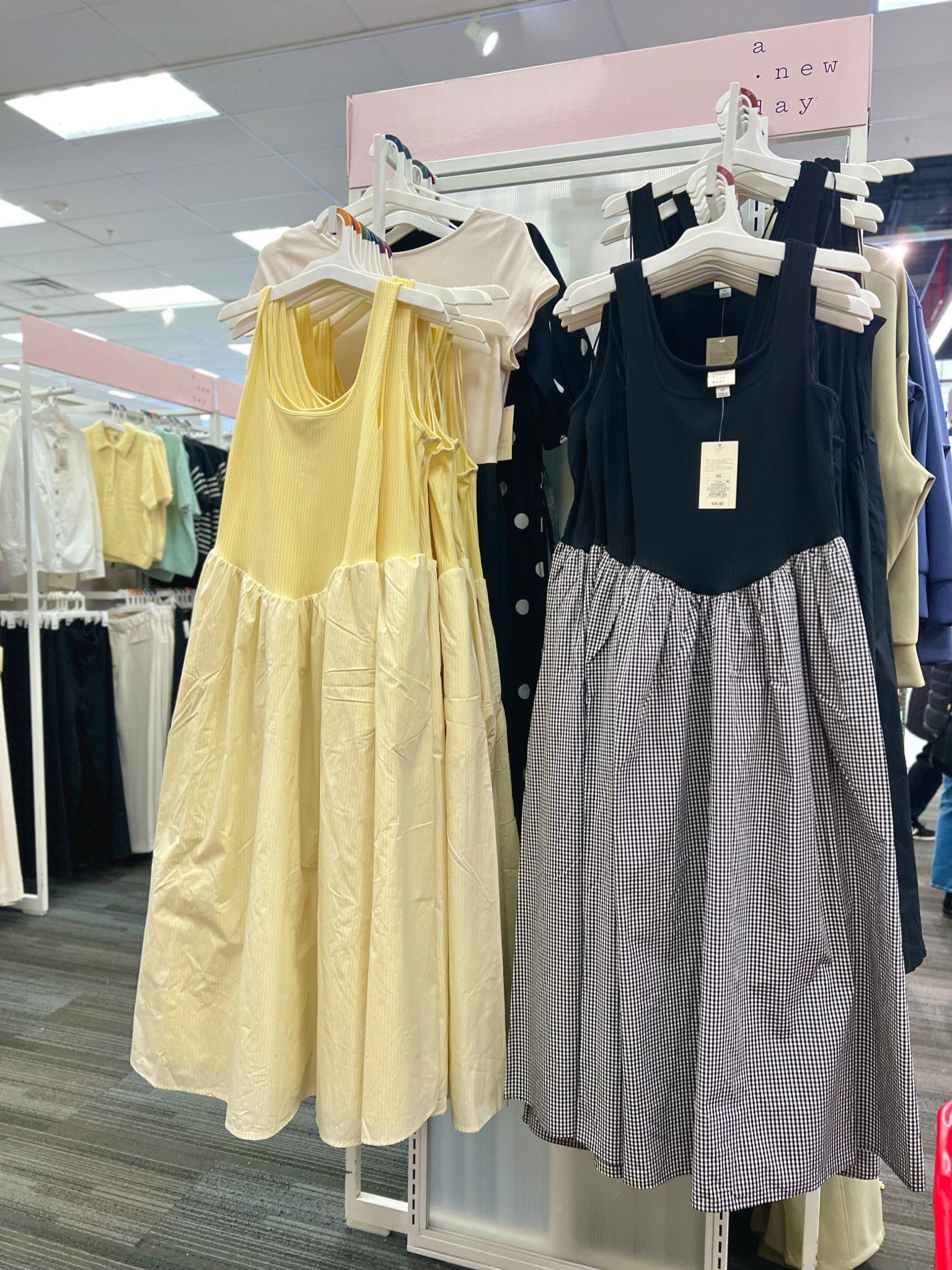 Women's Knit to Woven Midi Dress - A New Day™

#LTKMidsize #LTKSaleAlert #LTKootd