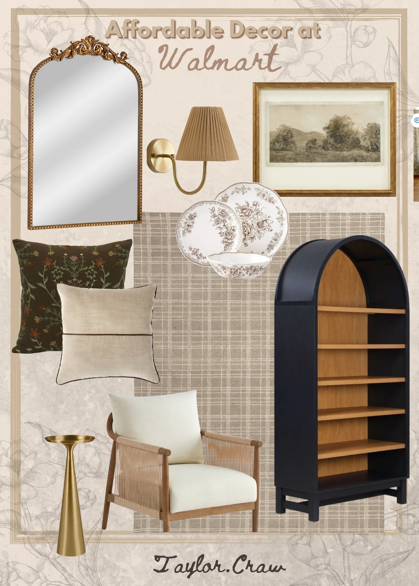 The checkered rug 😍 there’s so many great furniture and decor finds at Walmart right now! Not only are the options great but also the return policy, which is important to me 🙌🏼 

#LTKFindsUnder100 #LTKHome