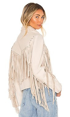 Understated Leather Mustang Jacket in Marshmellow from Revolve.com | Revolve Clothing (Global)