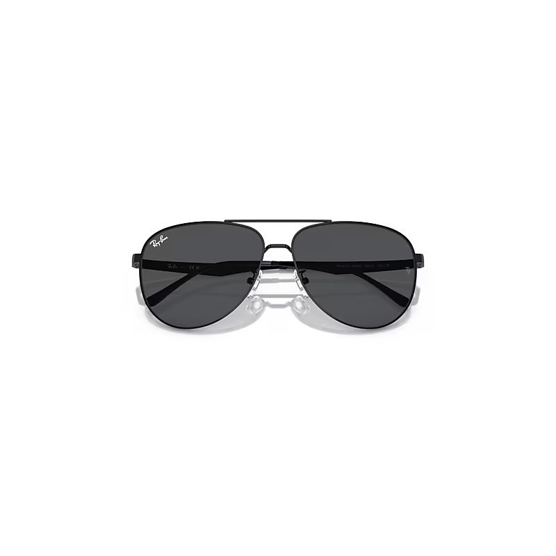 Ray-Ban Rb3712d Sunglasses Black Frame Grey Lenses 62-14 | Ray-Ban (US)