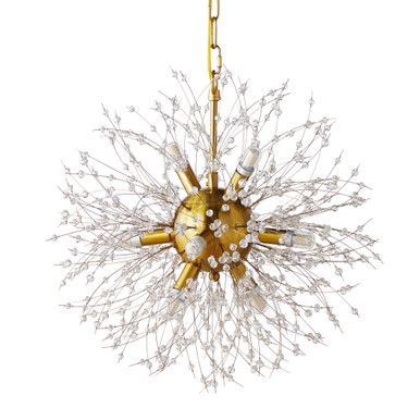 Fleur Pendant Crystal Lighting interior decor finds living room sofa zgallerie inspo decor favori... | Z Gallerie