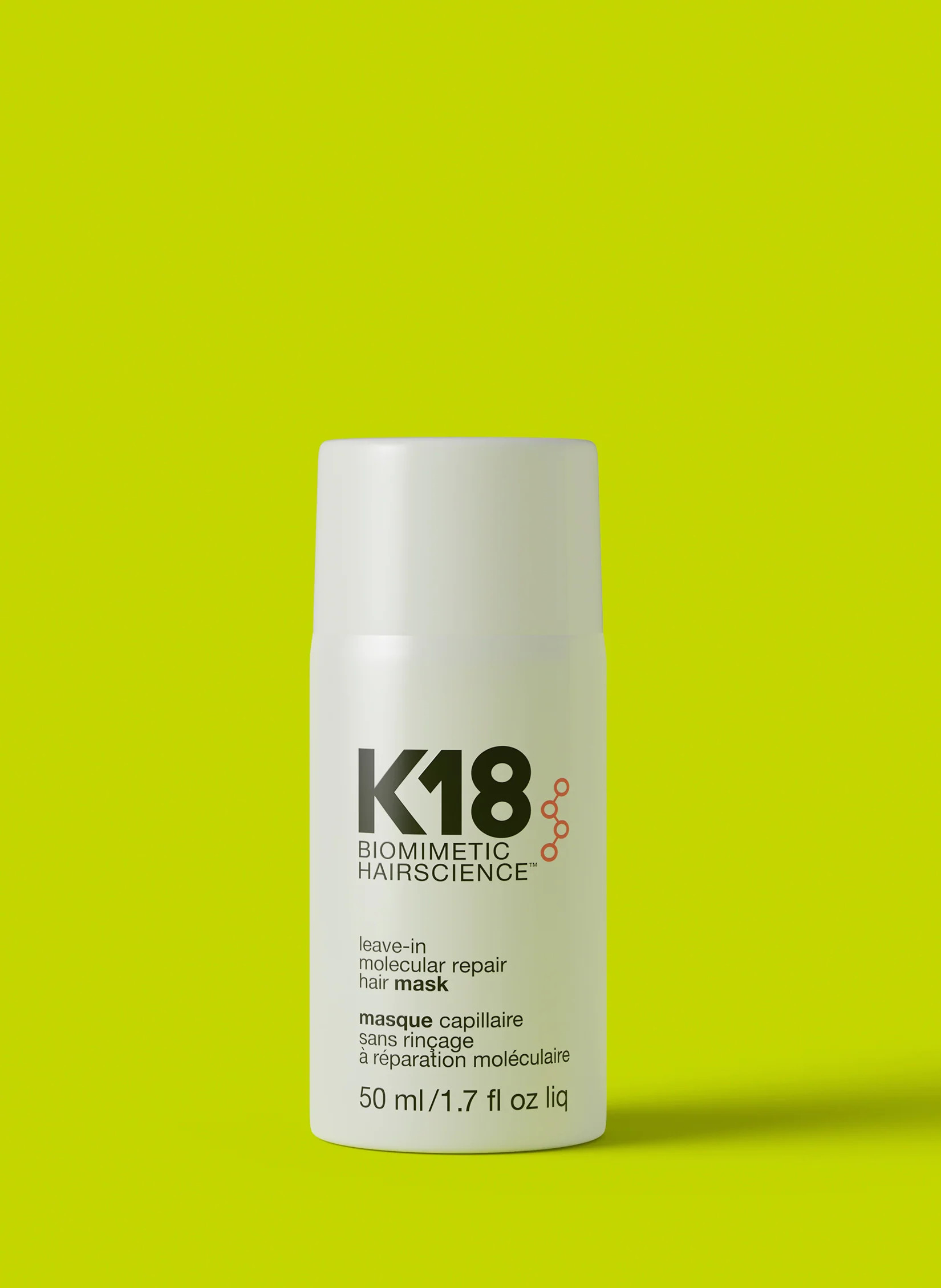 Full-Size Leave-In Molecular Repair Hair Mask 50mL | K18 Hair