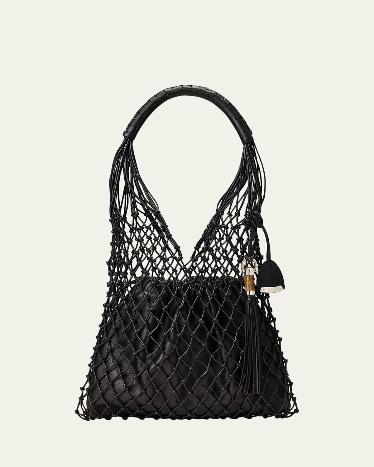 Macramé Tote Bag in Calfskin | Bergdorf Goodman