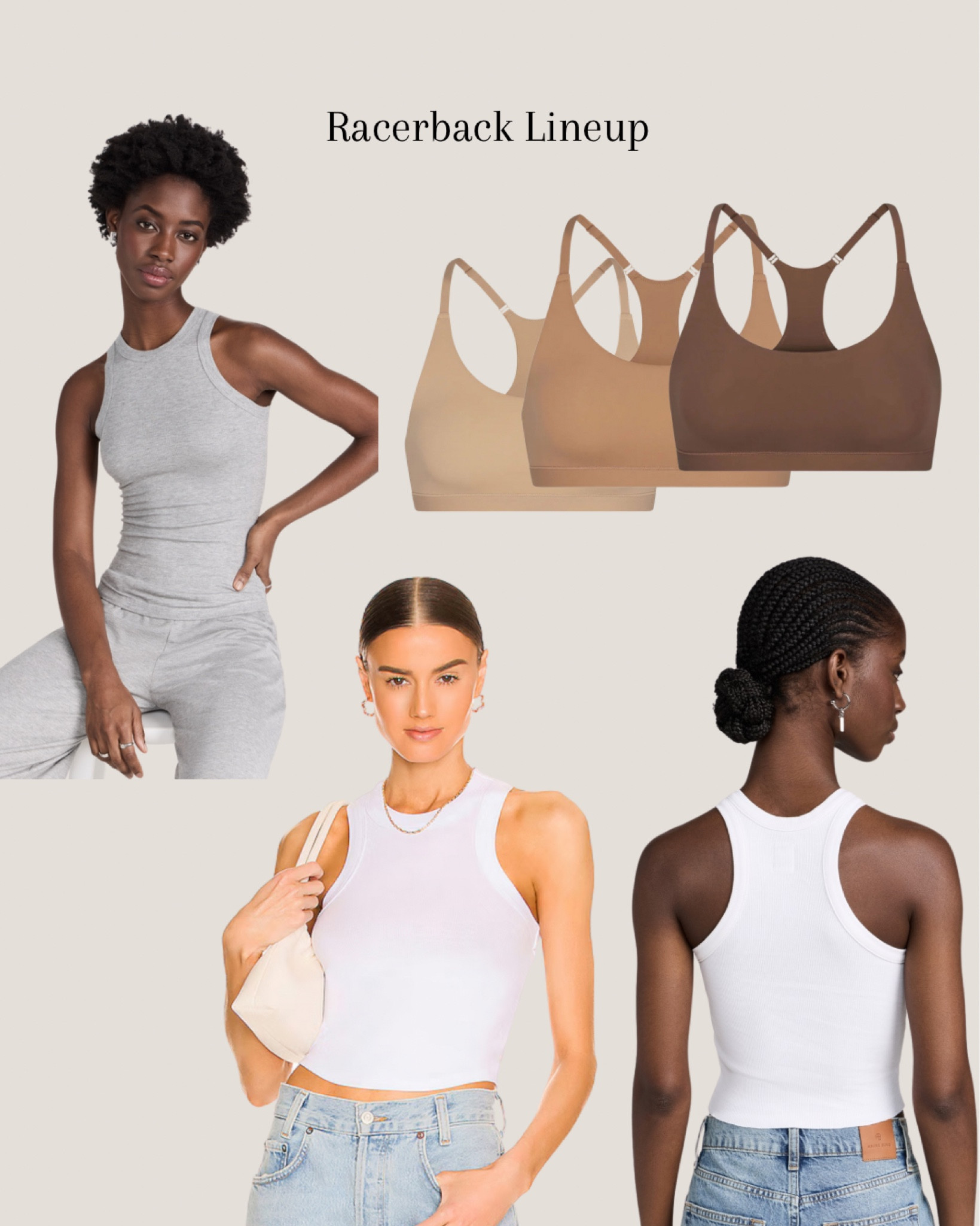 My exact racerback tanks and bras. 