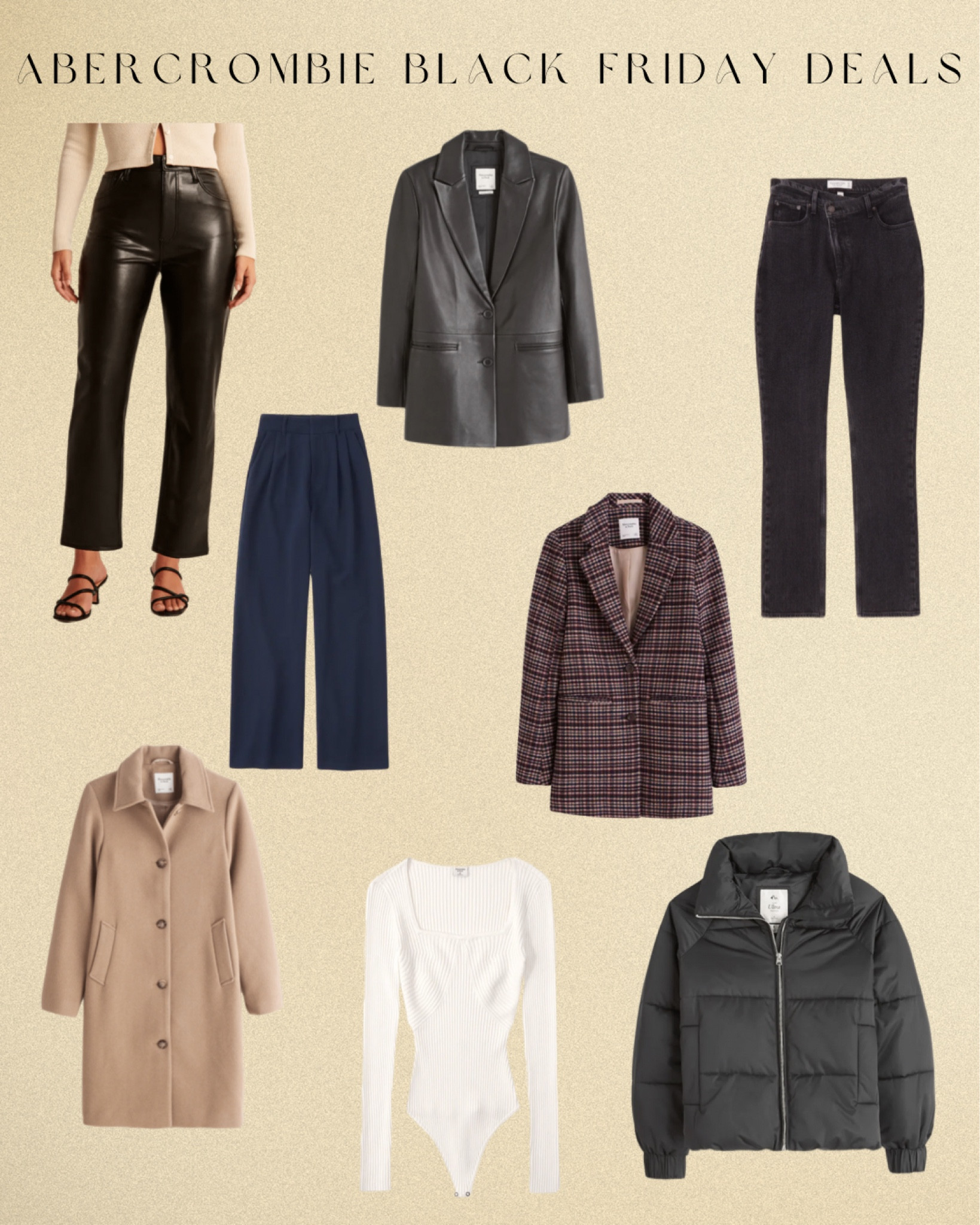 Loving this huge sale at Abercrombie this weekend! Stock up on some essentials while they last

#abercrombie
#blackfridaysale
#abercrombiesale

#LTKsalealert #LTKHoliday #LTKCyberweek