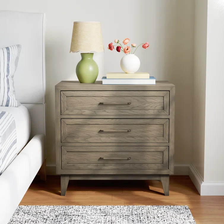 Karson 3 Drawer Nightstand | Wayfair North America