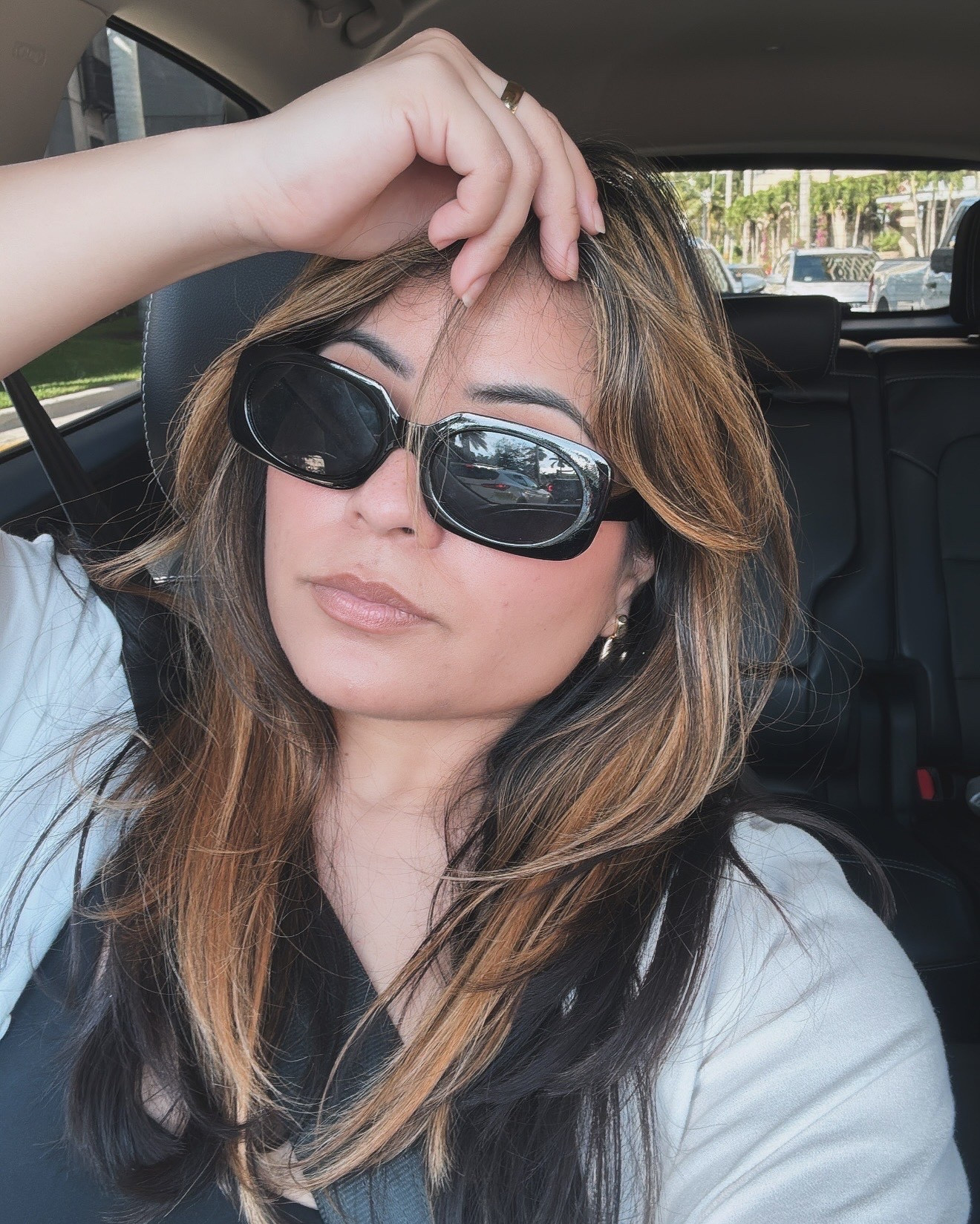 These sunnies are one of my favorites! Got them off Amazon so definitely affordable but so stylish and chic. 

They’re so flattering on my face, if you’re looking to get a new pair of stylish sunglasses or another pair of black sunglasses that you could take on vacation these are it. 

#LTKTravel #LTKFindsUnder50 #LTKStyleTip
