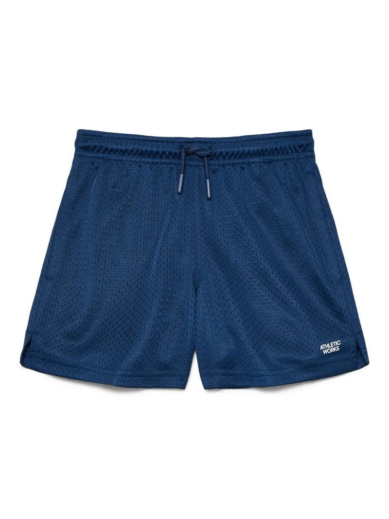 Athletic Works Boys Performance Mesh Shorts, Sizes 4-16 | Walmart (US)