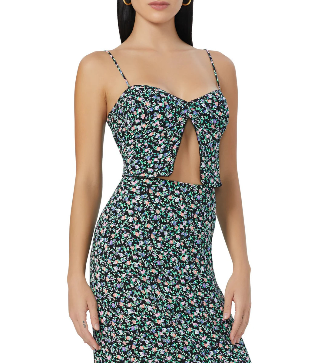 Rakeem Cami - Noir Spring Garden | ShopAFRM