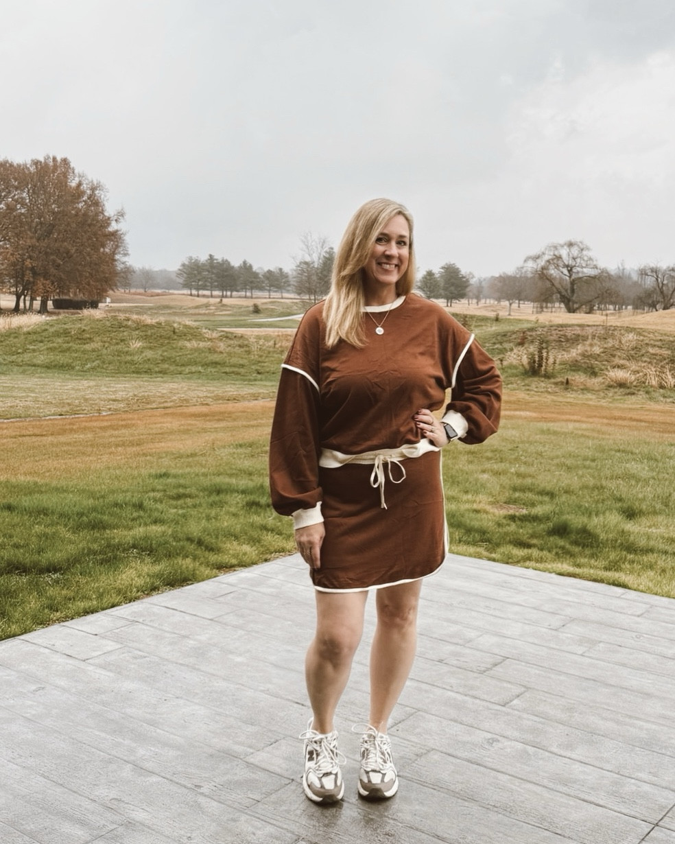 Comfy sporty outfit for golf, a busy day of errands or even dress up for dinner out! 

#LTKOver40 #LTKActive #LTKFindsUnder50