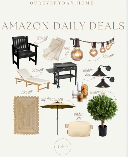 Todays Amazon daily deals 

Amazon home decor, amazon style, amazon deal, amazon find, amazon sale, amazon favorite 

home office
oureveryday.home
tv console table
tv stand
dining table 
sectional sofa
light fixtures
living room decor
dining room
amazon home finds
wall art
Home decor 

#LTKhome #LTKunder50 #LTKsalealert