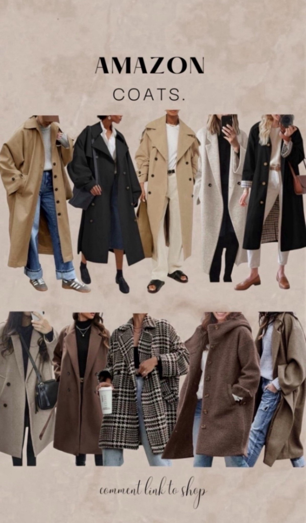 i've done the work for you and put together all the trending styles for fall / winter 2025/26

not to call personal favorites but the plaid lining in the trench coat is too beautiful 🍂🤤 

oversized, cozy, warm.. here you go.  enjoy shopping !

#outerwear #longcoat #oversizedcoat #coats #amazoncoats