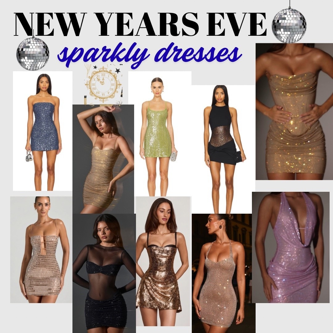 New Year’s Eve sparkly dresses, to ring in the new year’s 2️⃣0️⃣2️⃣6️⃣🪩✨

#LTKSeasonal #LTKHoliday #LTKootd