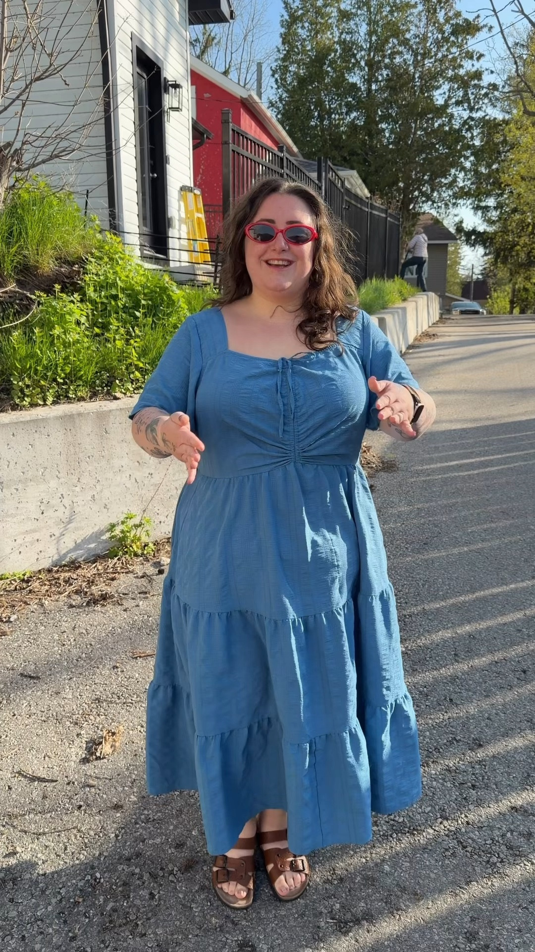 The sun is out! Happy Monday everyone! Here’s my lil #ootd of the day:

Dress: @bloomchic 
Shoes: orthotics ✨
Sunglasses: @aliexpress 

#plussize #lifestyle #plussizefashion #grwm 

Lifestyle plus-size fun Monday ootd 

#LTKsummer #LTKcanada #LTKdresses
