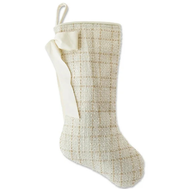 White Tweed Christmas Stocking, 19", by Holiday Time | Walmart (US)