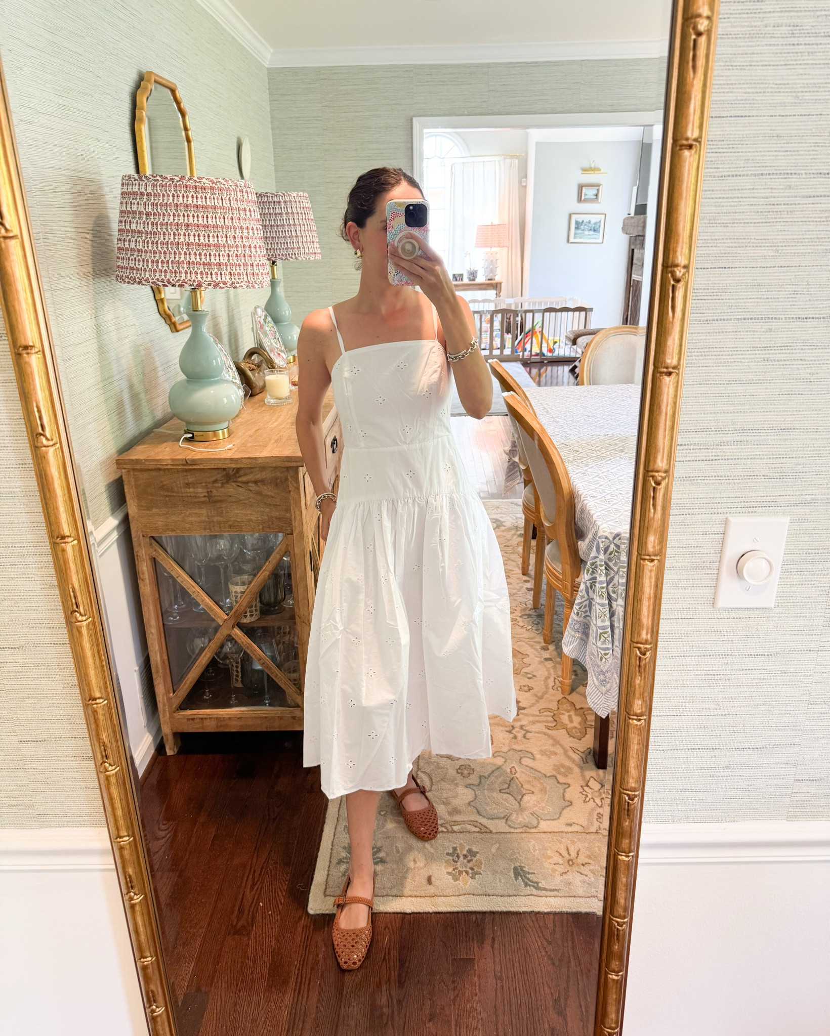 Sized down in both white dresses and green eyelet dresses, other dresses tts

#LTKStyleTip