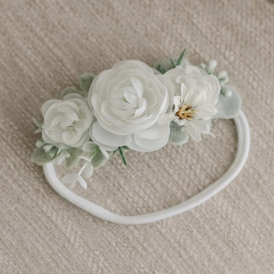 Ella Flower Headband | Baby Beau & Belle