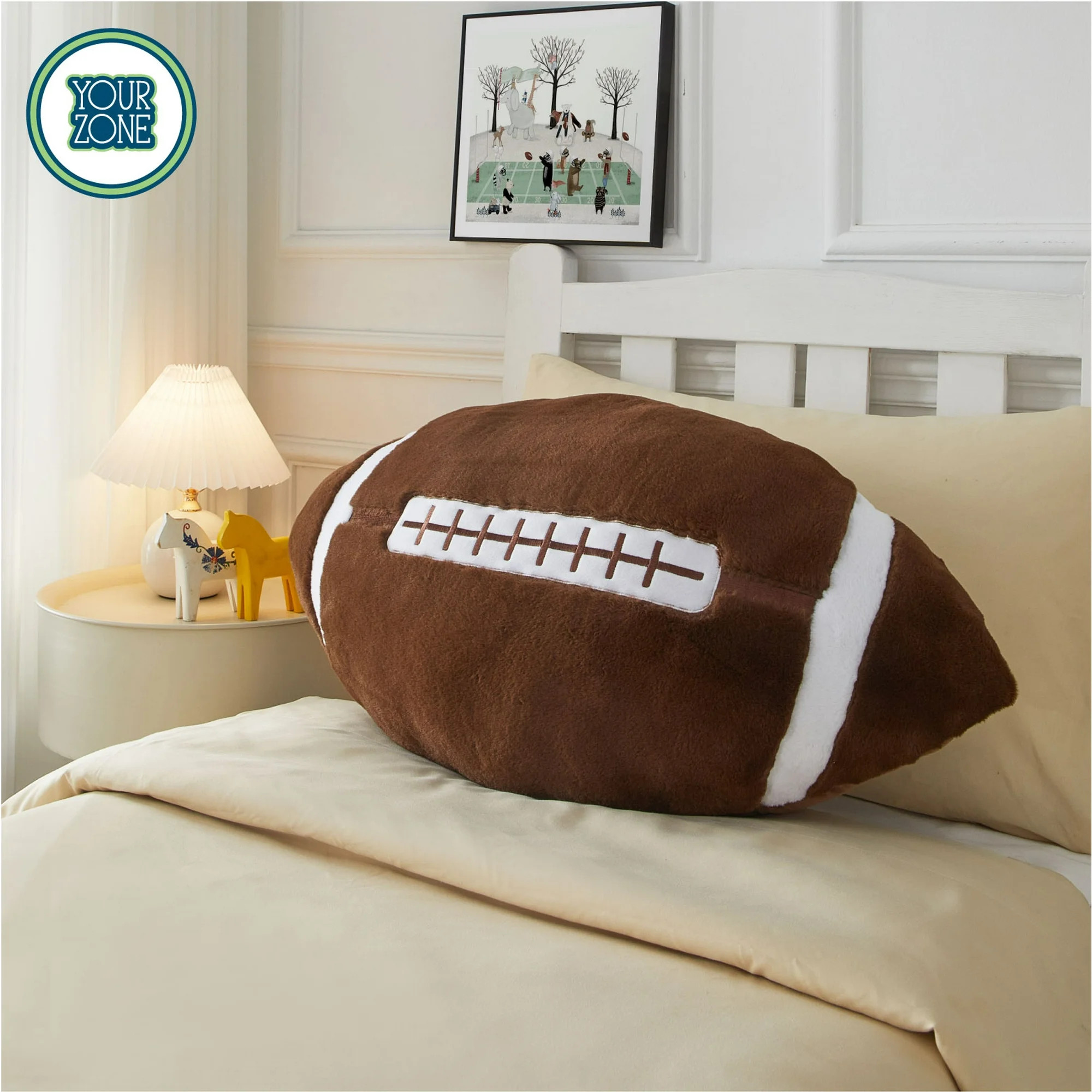 Your Zone Football Shaped Figural Body Pillow | Walmart (US)