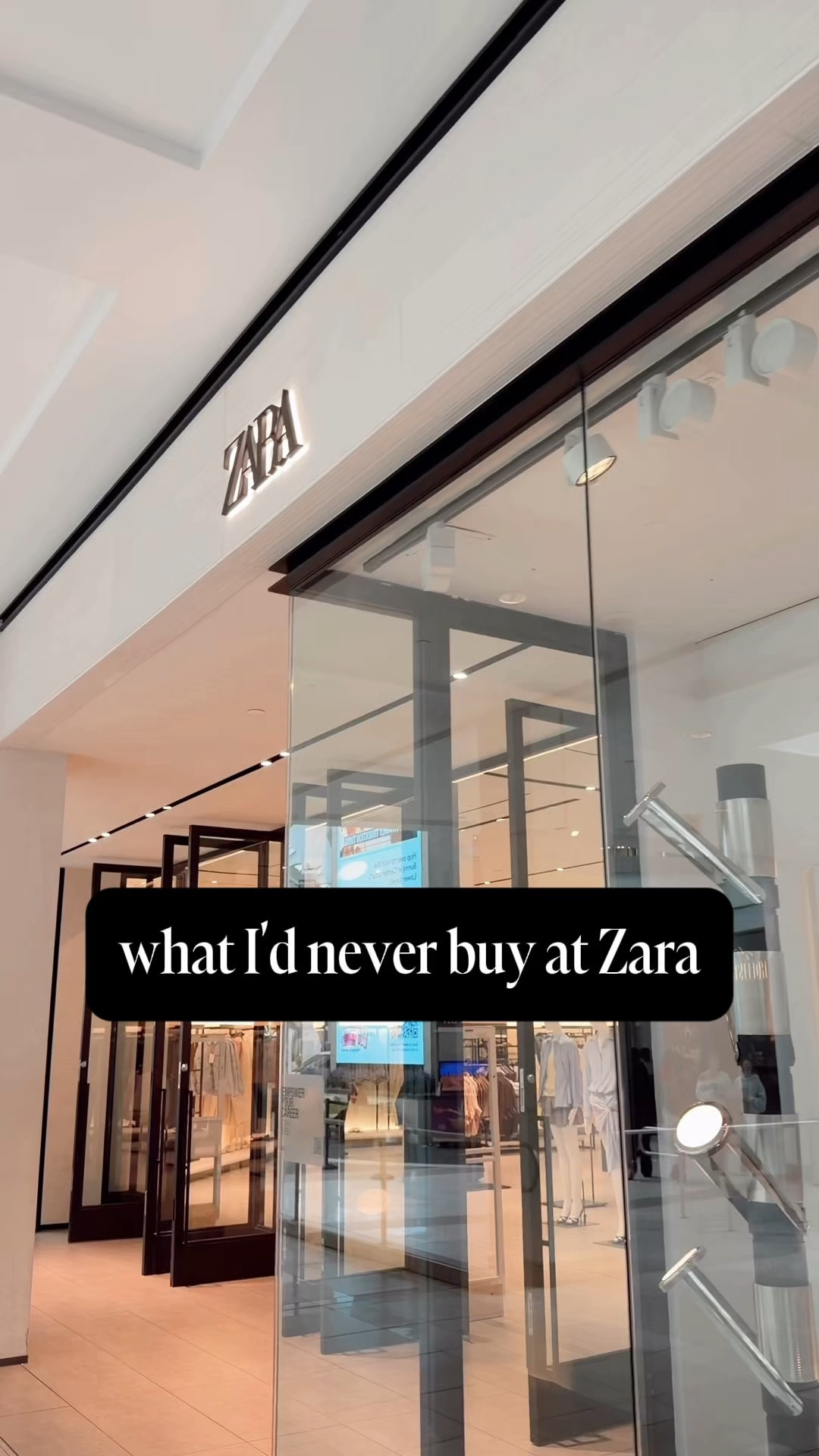 Save this video & do NOT buy these things from Zara.

I’ve been shopping at Zara since 2009, and these are the items I would never spend money. Some pieces may look good online, but… the fabric, the structure, and the overall quality just don’t justify the price.

Shop with intention, not impulse. Your wardrobe (and your wallet) will thank you.

Zara Spring 2026 • personal shopping • Zara haul • Zara style • style mistakes

#LTKootd #LTKgrwm #LTKdayinmylife