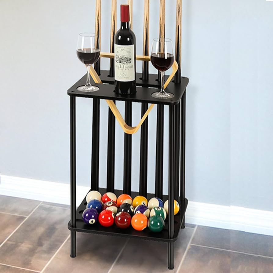 Vrisa Pool Stick Holder Pool Table Accessories Pool Cue Holder Rack Billiard Cue Racks Set Cue St... | Amazon (US)