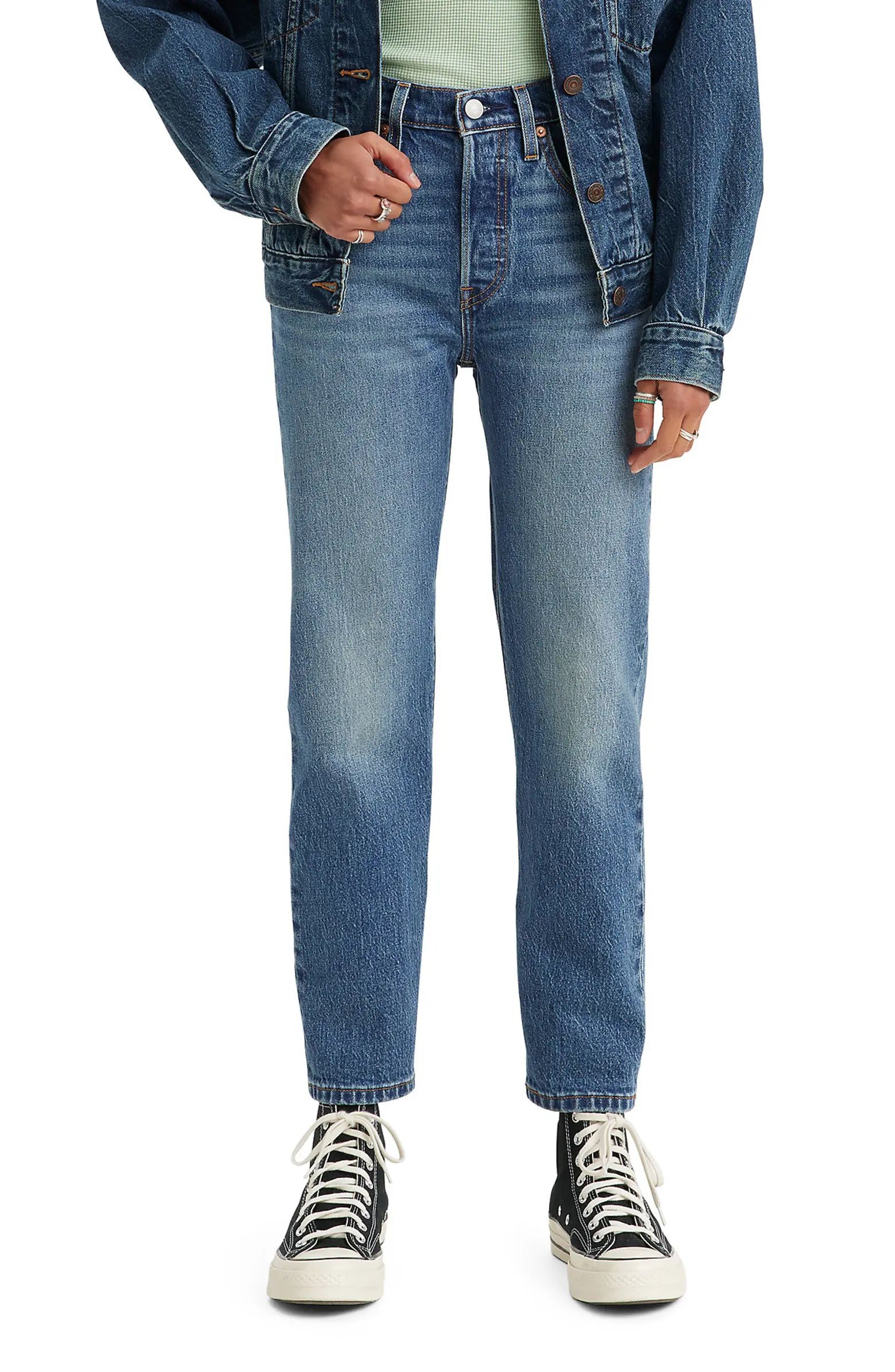 Levi's® 501® Original Crop Straight Leg Jeans | Nordstrom | Nordstrom