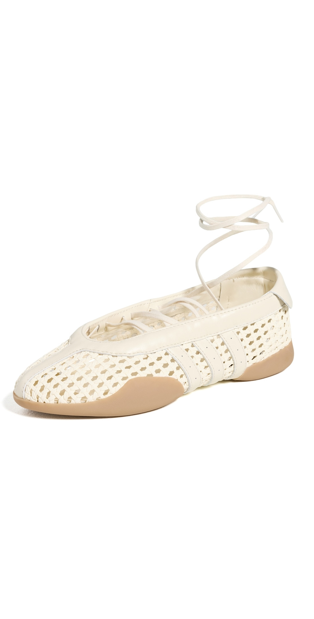 adidas Taekwondo Mei Ballet Shoes Cream White/Gum 4 8 | Shopbop