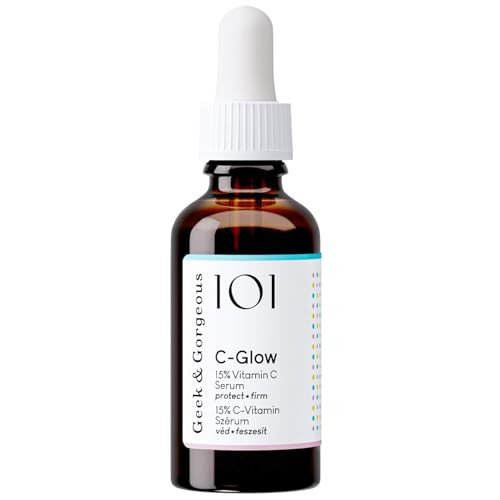 Geek & Gorgeous C-Glow 15% Vitamin C Serum, Ferulic Acid, 1 oz | Amazon (US)