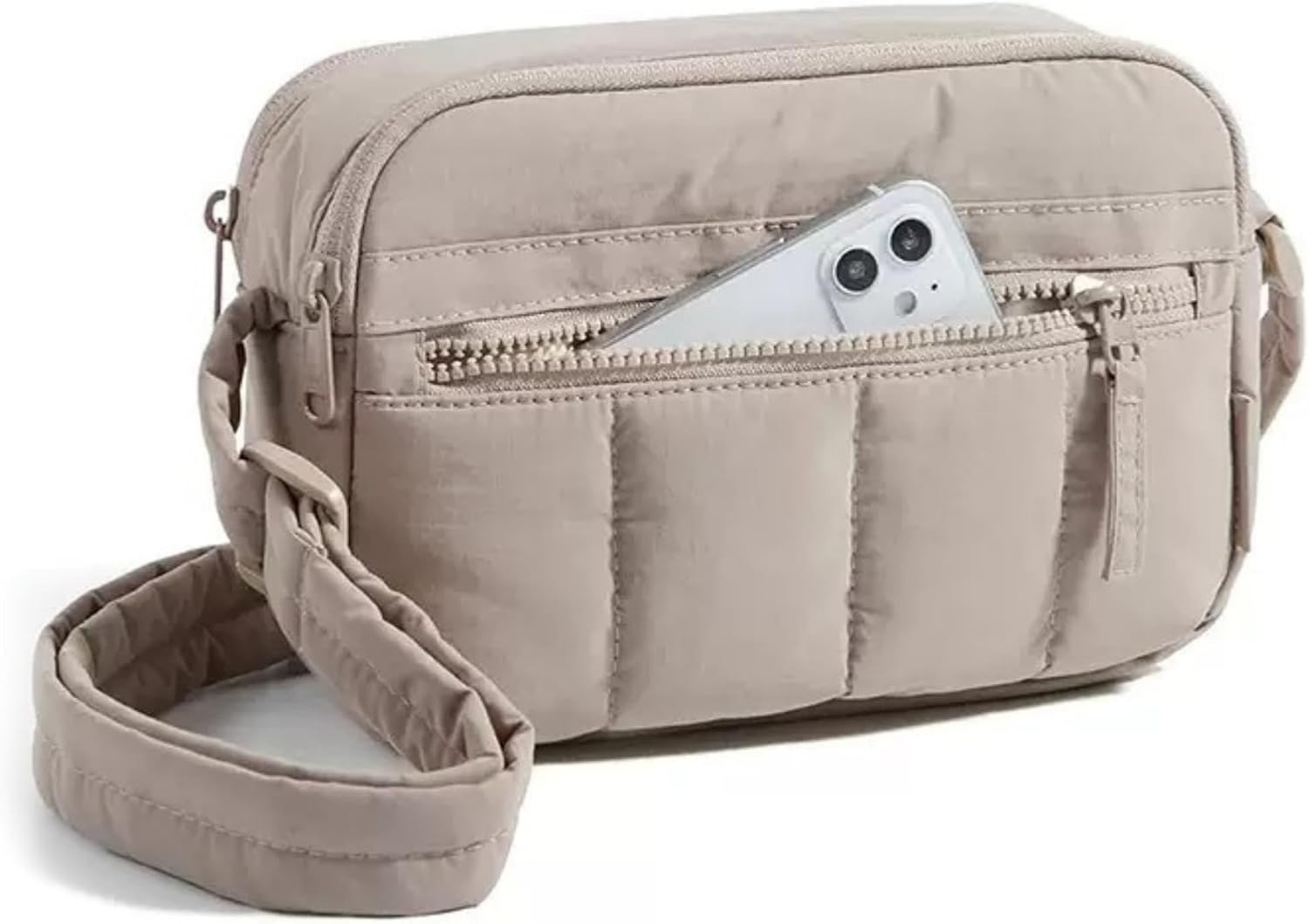 Puffy Crossbody Bags for Women, Quilted Crossbody Purse for travel | Amazon (US)