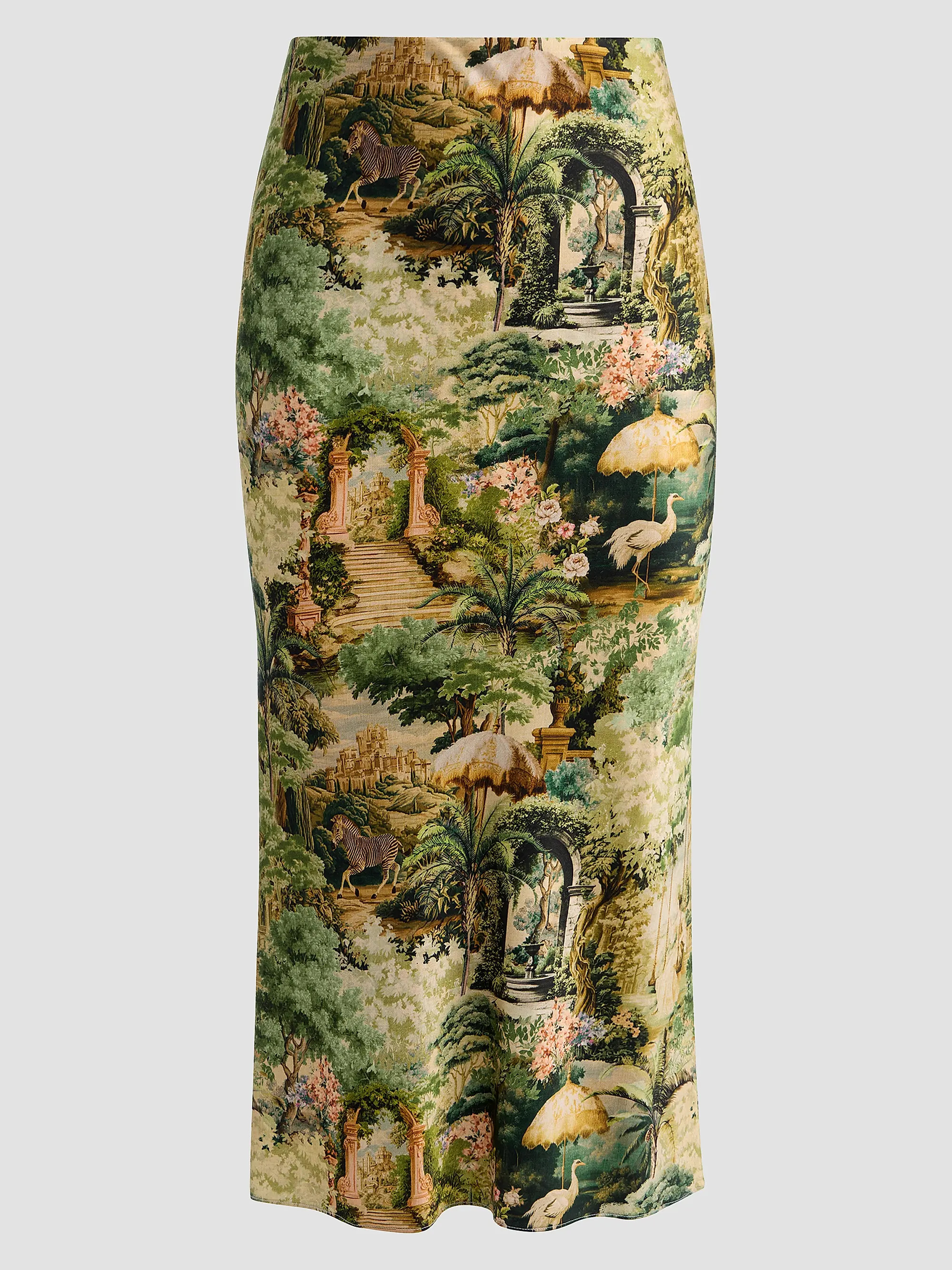 ALICE + OLIVIA Maeve Tapestry Slip Skirt | Saks Fifth Avenue | Saks Fifth Avenue
