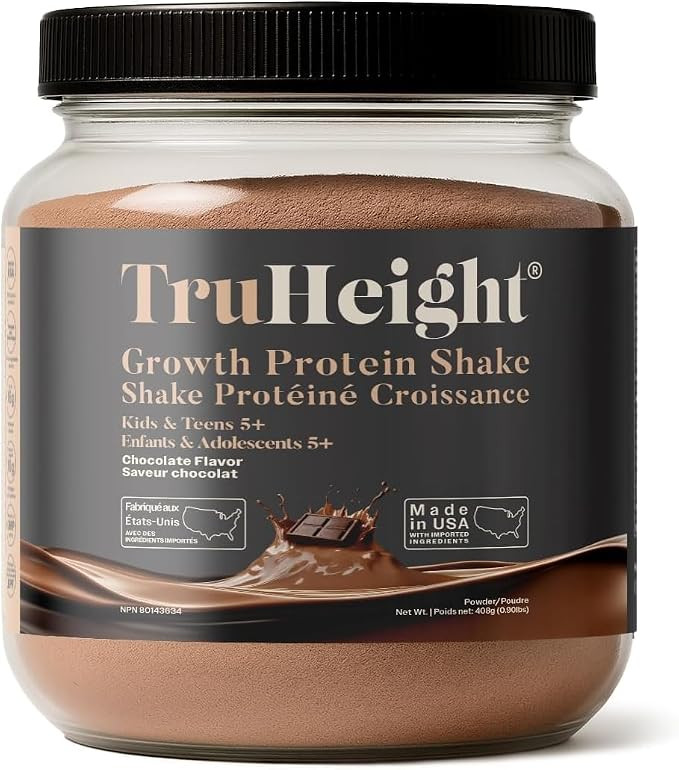 TruHeight Growth Protein Shake (Chocolate Milk Flavor, Whey) Tall Nutrition for Natural Growth & ... | Amazon (US)