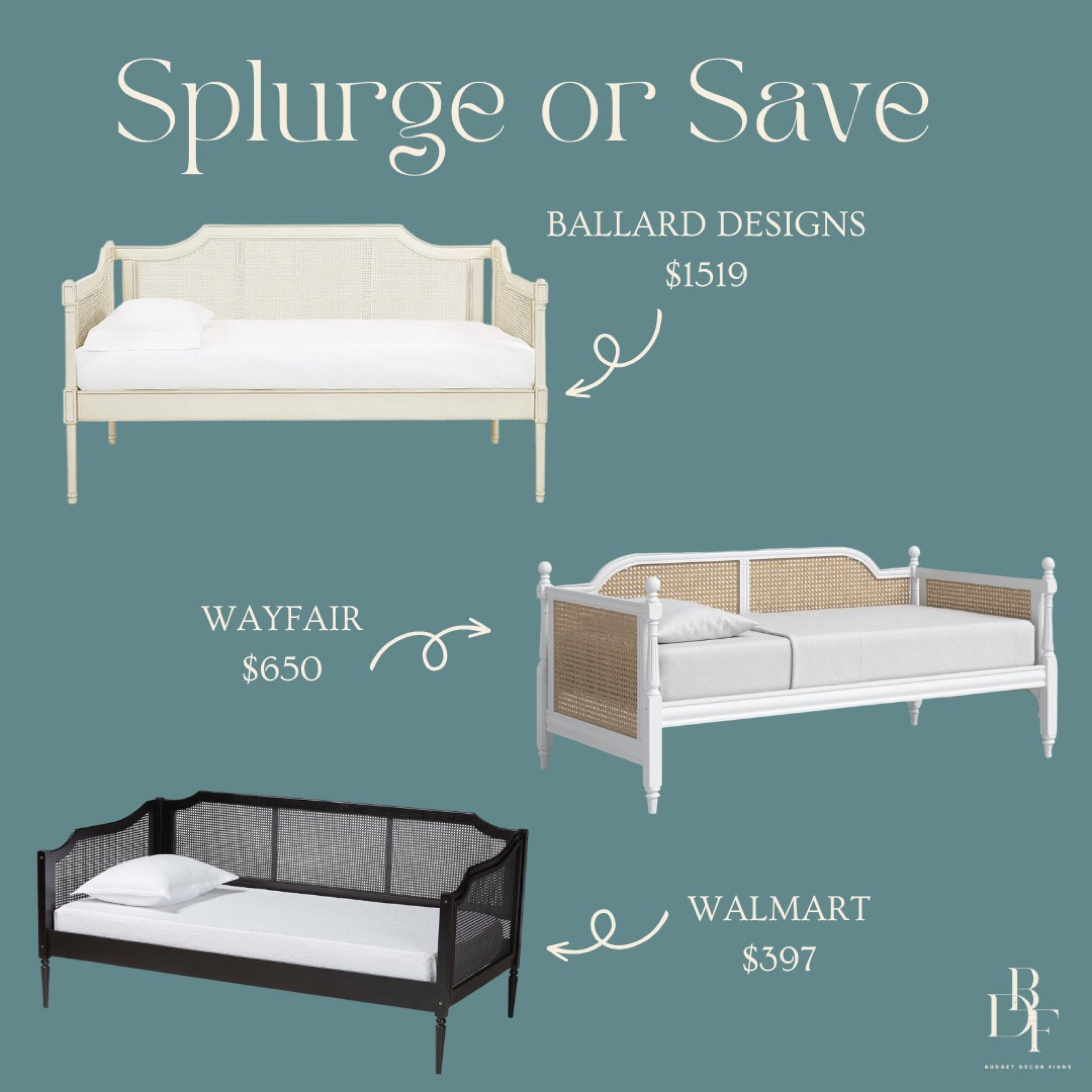 🌼 Create the coziest haven in your nursery or playroom with these charming cane daybeds! 🛏️ A perfect blend of comfort and style that your little ones will adore. #NurseryGoals #PlayroomPerfection #CaneDaybedMagic

Ballard, Wayfair, Walmart, splurge or save

#LTKbaby #LTKhome #LTKbump