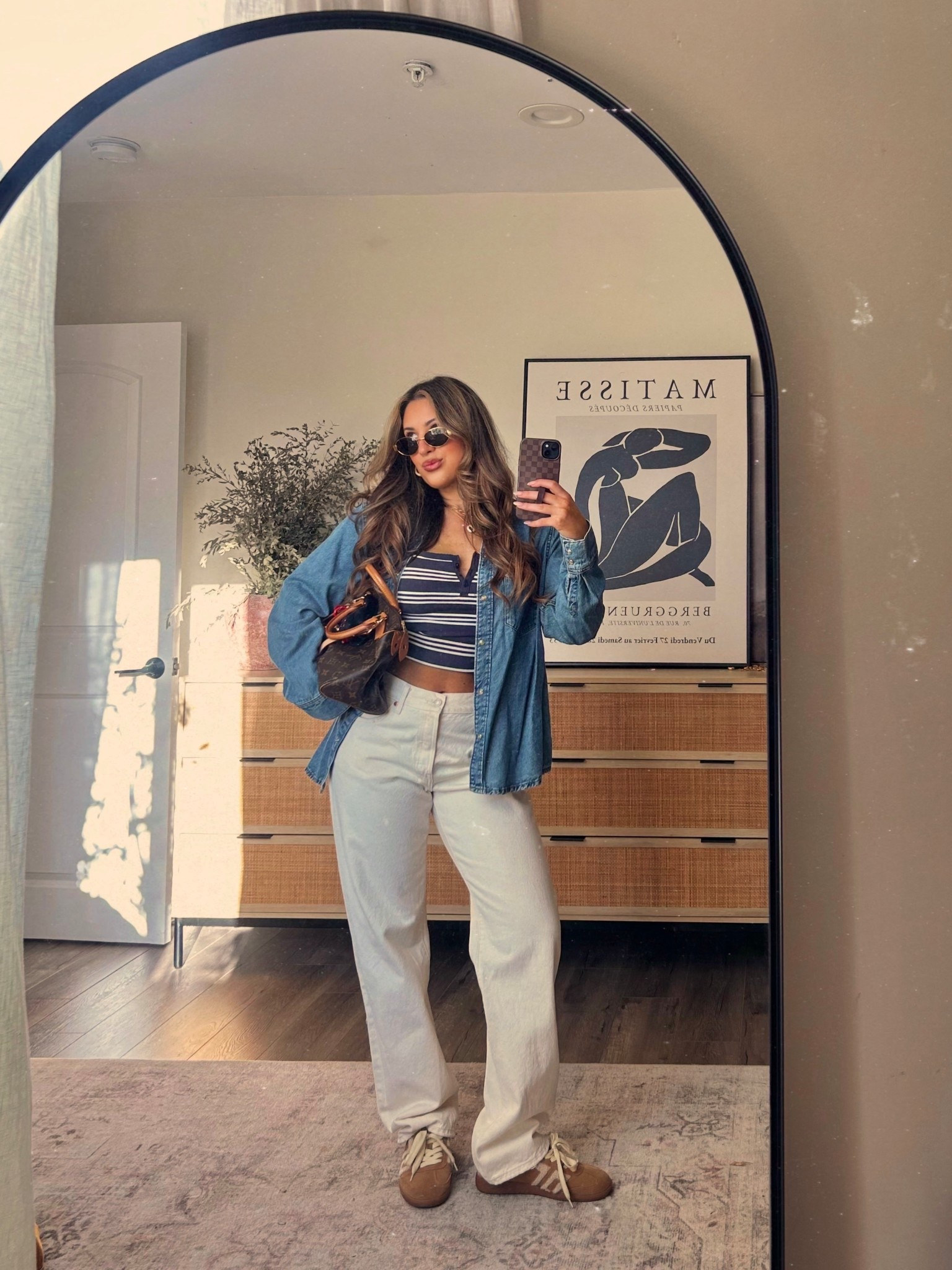 White denim ootd 

#LTKootd