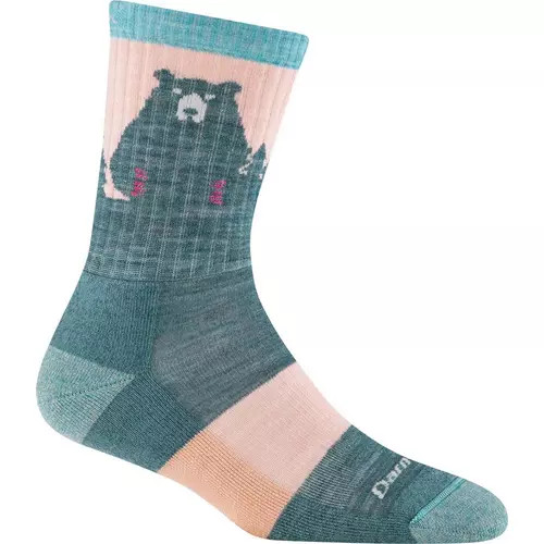 Women's Darn Tough Bear Town Lightweight Cushioned Micro Crew Hiking Socks | Scheels Sports