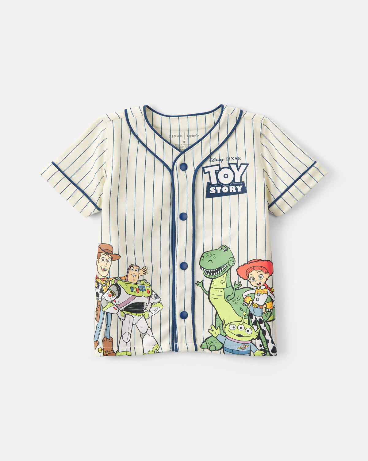 Toddler Boy Pixar© Toy Story Striped Short-Sleeve Jersey | Carter's Inc
