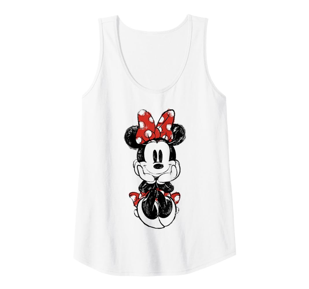 Disney Mickey And Friends Minnie Mouse Doodle Tank Top | Amazon (US)
