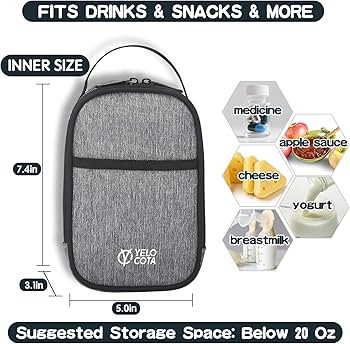 Mini Thermal Bag, Snack Bag, Insulated Lunch Bag, Lunch Cooler Bags, Exact Designed for Insulated... | Amazon (US)