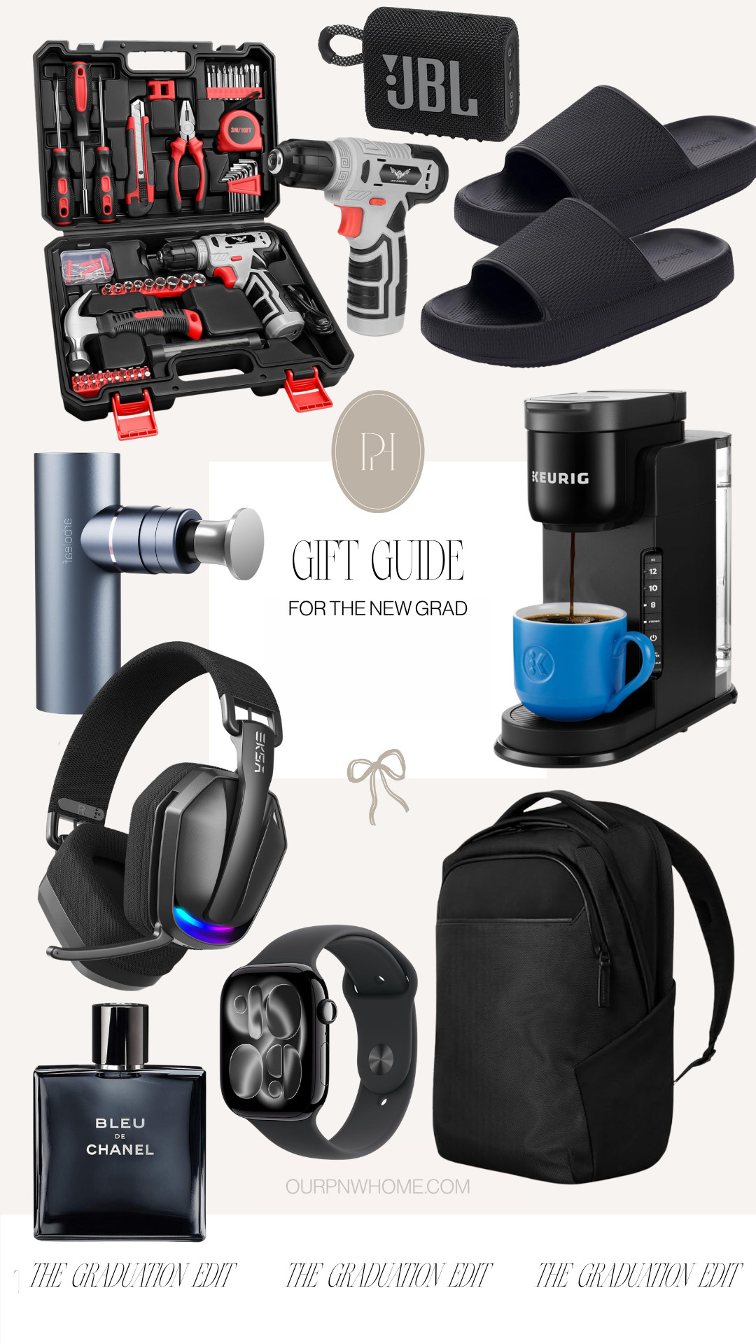 Gifts for the guy who's graduating from Amazon!

Graduation gifts, gifts for the grad, gifts for the teen guy, gifts for the college grad, tool set, tool kit, massage gun, gaming headphones, cologne, men's fragrance, Apple Watch, laptop backpack, coffee machine, coffee maker, mens slides, mini bluetooth speaker 

 #LTKSeasonal #LTKMens