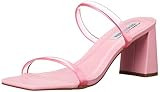 Amazon.com | Steve Madden Women's Lilah Heeled Sandal, Clear, 10 | Heeled Sandals | Amazon (US)