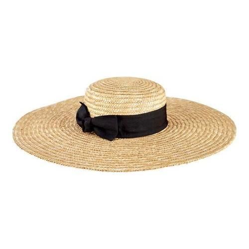 Women's San Diego Hat Company Wheat Straw Wide Brim Boater Hat WSH1109 Natural | Bed Bath & Beyond