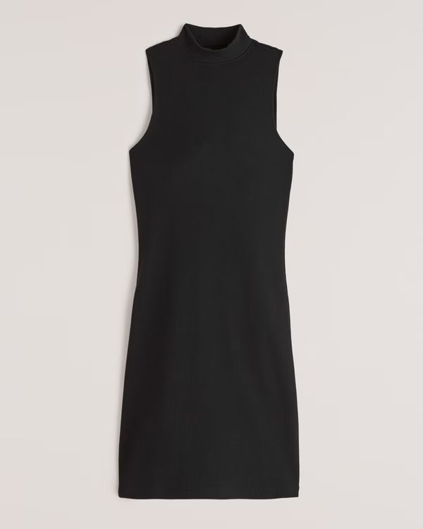 Mockneck Knit Mini Dress | Abercrombie & Fitch (US)