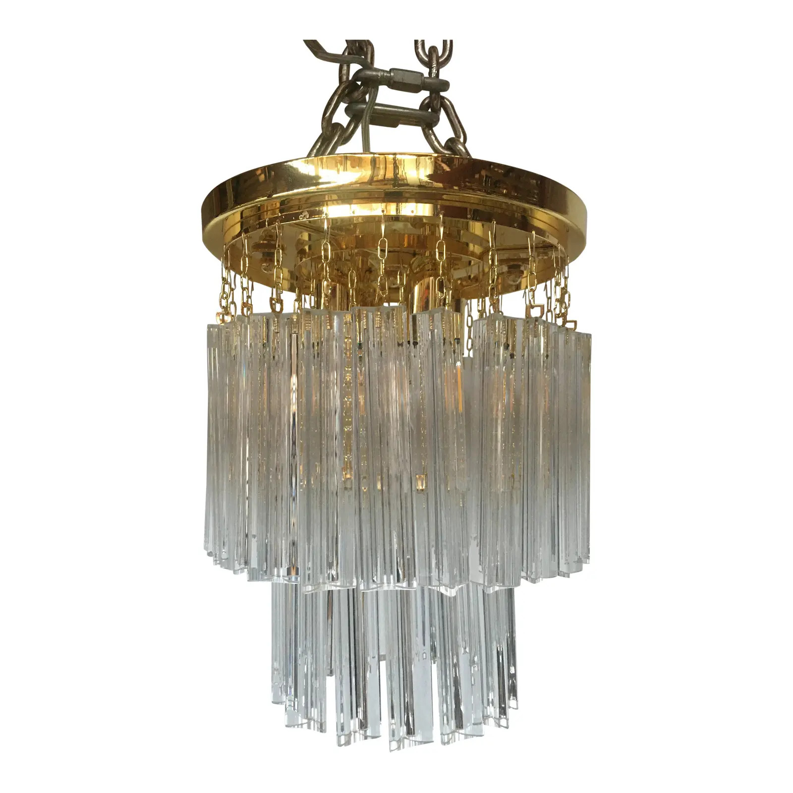 Triedo Murano Glass Flush Mount Sputnik Chandelier | Chairish